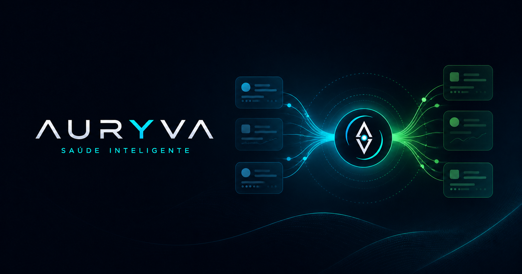 AURYVA Saúde Inteligente conectando informações de saúde